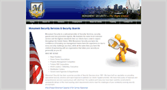 Desktop Screenshot of monumentsecurity.com